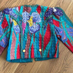 Vintage Quilt Art Coat
